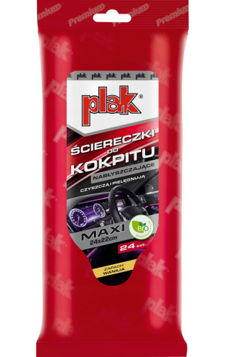 Atas plak ściereczka do kokpitu nabłyszczająca maxi wanilia  